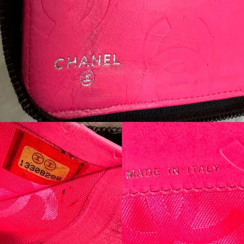 💯Preloved Chanel Large Quilted Wallet/Organizer🍀